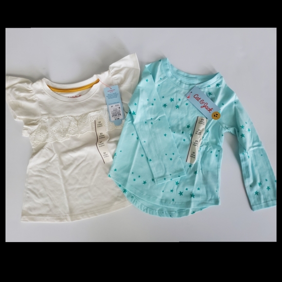 Cat & Jack Other - 2 NWT Cat & Jack Toddler Girl Shirts Size 2T